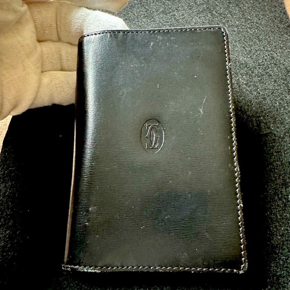 Gently Used Vintage Calf Skin Cartier Wallet